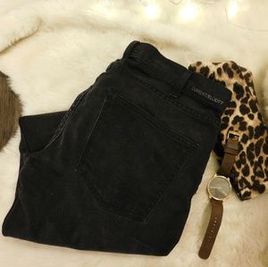 Current/Elliott black distressed jeans